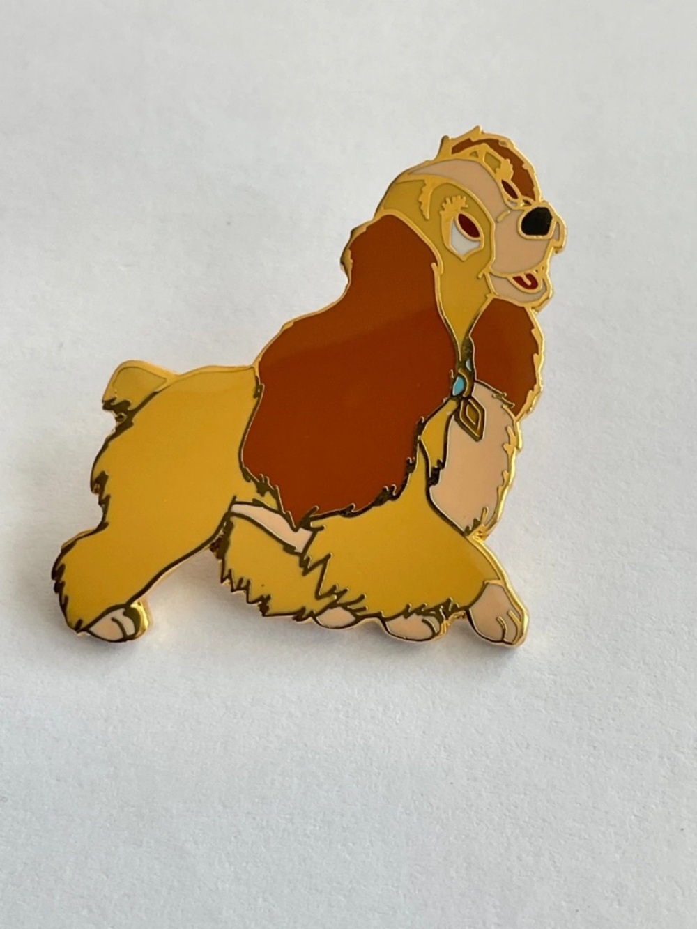 Version Disney Pin Lady w/Back Stamp Lady Lady and the Tramp Waffleback